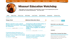 Desktop Screenshot of missourieducationwatchdog.com