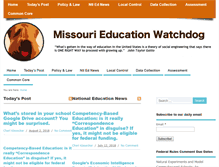 Tablet Screenshot of missourieducationwatchdog.com